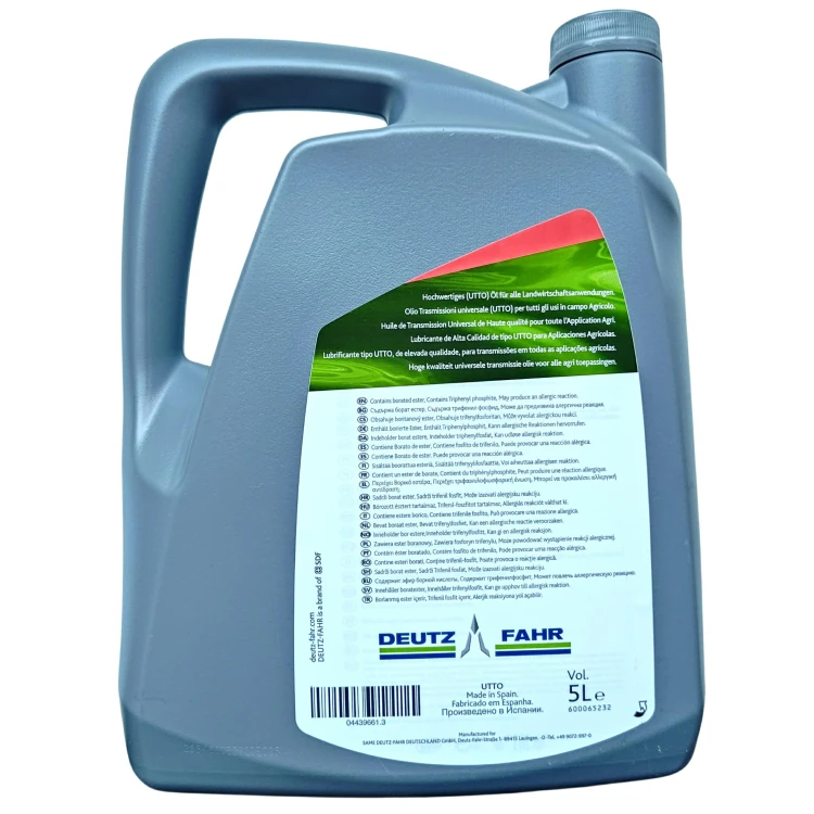 Olej przekładniowy do maszyn rolniczych DEUTZ-FAHR UTTO 5L etykieta 0.901.0021.3.jpg